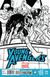 Cover for Young Avengers (Marvel, 2013 series) #1 [second printing / Bryan Lee O'Malley sketch variant]