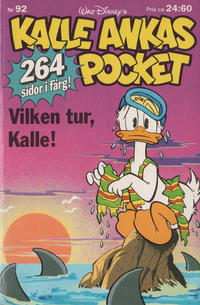 Cover Thumbnail for Kalle Ankas pocket (Richters Förlag AB, 1985 series) #92 - Vilken tur, Kalle!