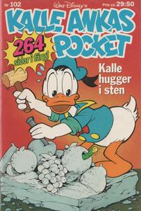 Cover Thumbnail for Kalle Ankas pocket (Richters Förlag AB, 1985 series) #102 - Kalle hugger i sten