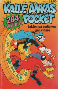 Cover Thumbnail for Kalle Ankas pocket (Serieförlaget [1980-talet]; Hemmets Journal, 1986 series) #131 - Jakten på zodiaken går vidare