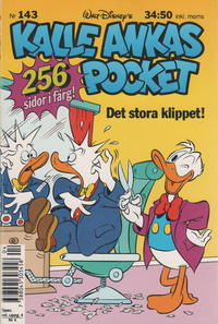 Cover Thumbnail for Kalle Ankas pocket (Serieförlaget [1980-talet]; Hemmets Journal, 1986 series) #143 - Det stora klippet!