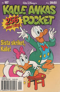 Cover Thumbnail for Kalle Ankas pocket (Serieförlaget [1980-talet], 1993 series) #187 - Sista skriket, Kalle!