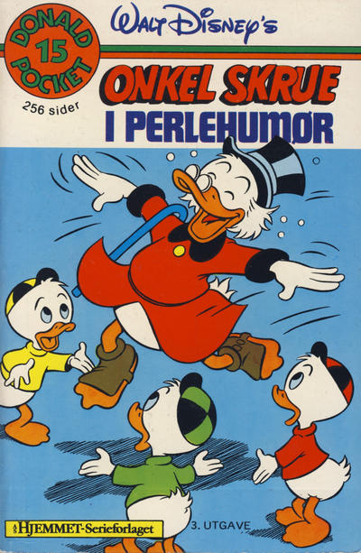 Cover for Donald Pocket (Hjemmet / Egmont, 1968 series) #15 - Onkel Skrue i perlehumør [3. opplag]