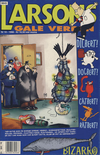 Cover for Larsons gale verden (Bladkompaniet / Schibsted, 1992 series) #10/1998
