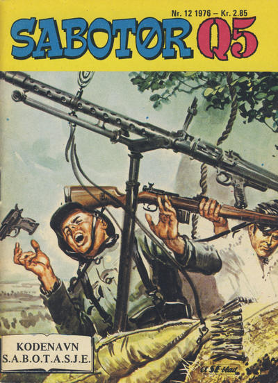 Cover for Sabotør Q5 (Serieforlaget / Se-Bladene / Stabenfeldt, 1971 series) #12/1976
