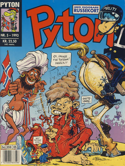 Cover for Pyton (Bladkompaniet / Schibsted, 1988 series) #5/1993