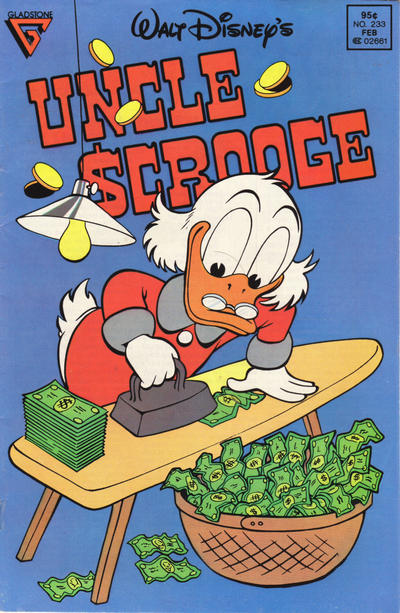Cover for Walt Disney's Uncle Scrooge (Gladstone, 1986 series) #233 [Newsstand]