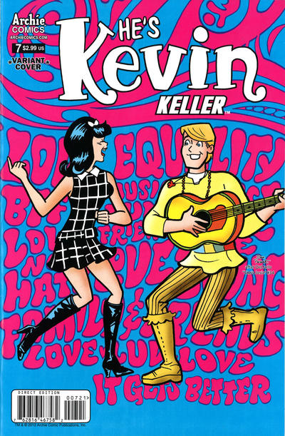 Cover for Kevin Keller (Archie, 2012 series) #7 [1960s Variant]