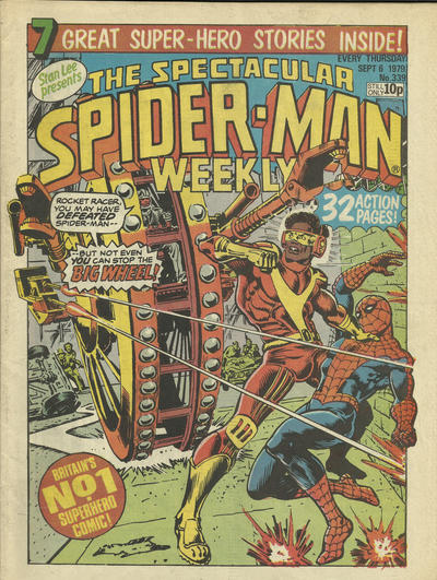 Cover for The Spectacular Spider-Man Weekly (Marvel UK, 1979 series) #339