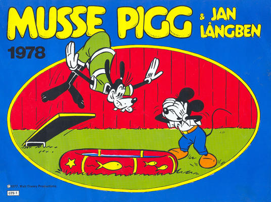 Cover for Musse Pigg & Jan Långben [julalbum] (Semic, 1972 series) #1978