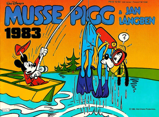Cover for Musse Pigg & Jan Långben [julalbum] (Semic, 1972 series) #1983