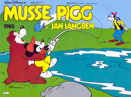 Cover for Musse Pigg & Jan Långben [julalbum] (Semic, 1972 series) #1985