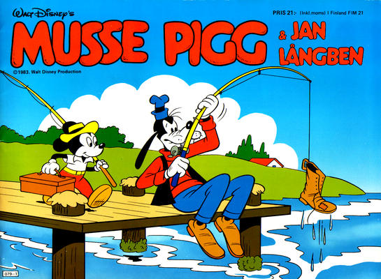Cover for Musse Pigg & Jan Långben [julalbum] (Semic, 1972 series) #[1987]