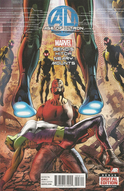 Cover for Age of Ultron (Marvel, 2013 series) #3