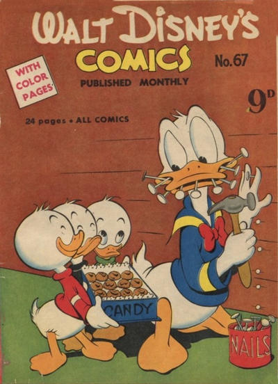 Cover for Walt Disney's Comics (W. G. Publications; Wogan Publications, 1946 series) #67