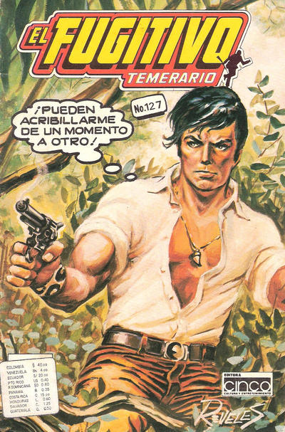 Cover for El Fugitivo Temerario (Editora Cinco, 1983 ? series) #127