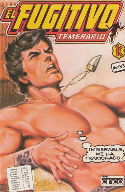 Cover for El Fugitivo Temerario (Editora Cinco, 1983 ? series) #133