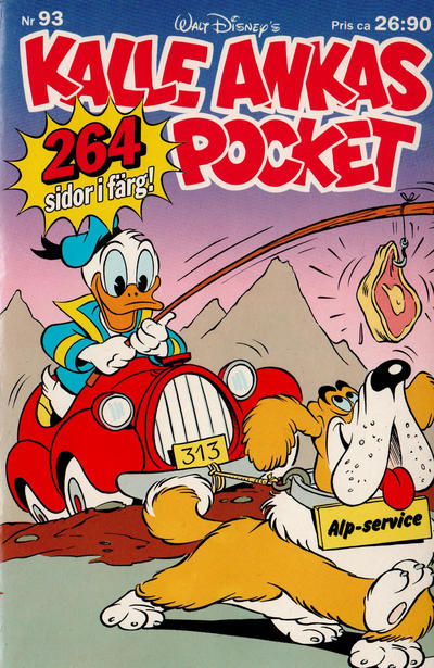 Cover for Kalle Ankas pocket (Richters Förlag AB, 1985 series) #93 - [Kalle på irrvägar]