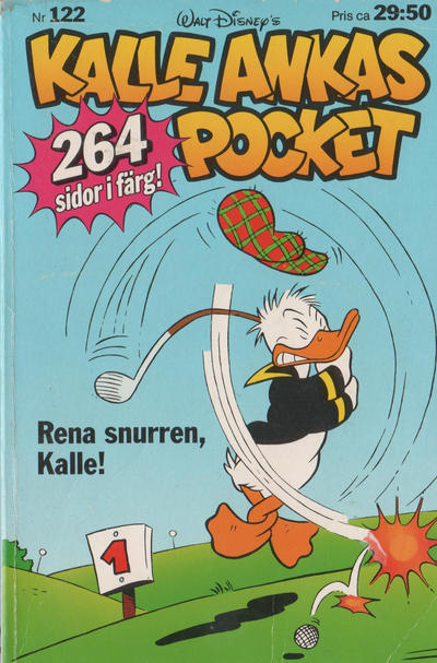 Cover for Kalle Ankas pocket (Serieförlaget [1980-talet]; Hemmets Journal, 1986 series) #122 - Rena snurren, Kalle!