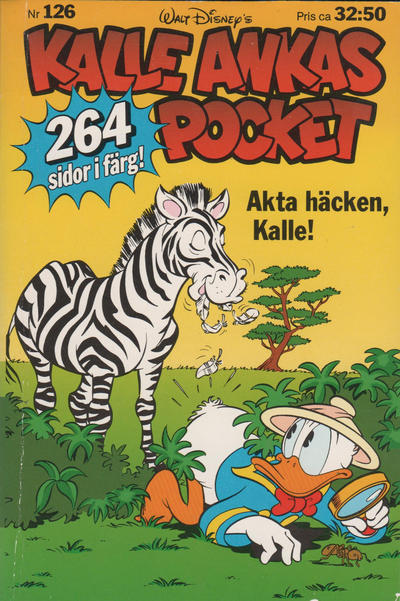 Cover for Kalle Ankas pocket (Serieförlaget [1980-talet]; Hemmets Journal, 1986 series) #126 - Akta häcken, Kalle!