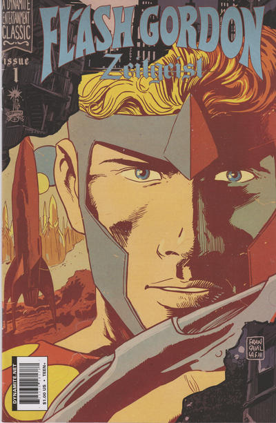 Cover for Flash Gordon: Zeitgeist (Dynamite Entertainment, 2011 series) #1 [Cover C (1-in-10) Francesco Francavilla]