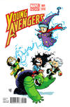 Cover for Young Avengers (Marvel, 2013 series) #1 [Marvel Babies Variant Cover by Skottie Young]
