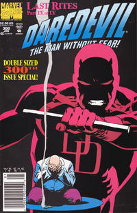 Cover Thumbnail for Daredevil (Marvel, 1964 series) #300 [Newsstand]