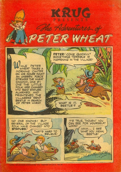 Cover for The Adventures of Peter Wheat (Peter Wheat Bread and Bakers Associates, 1948 series) #40 [Krug]