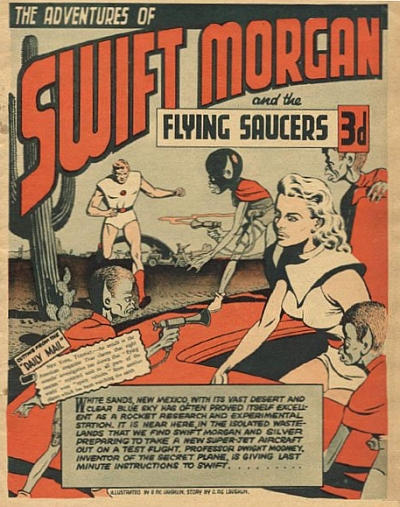 Cover for Swift Morgan (T. V. Boardman, 1948 series) #30 [3d]