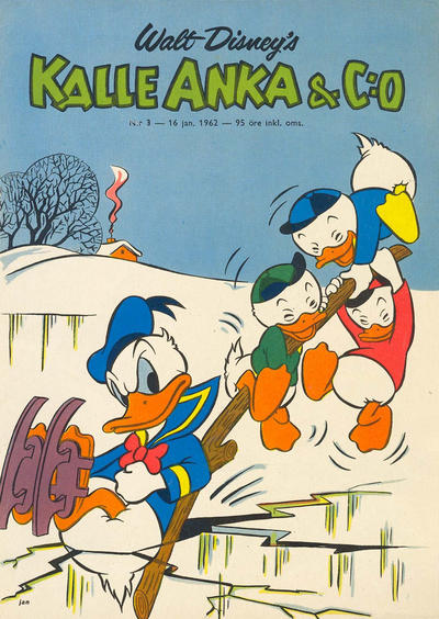Cover for Kalle Anka & C:o (Hemmets Journal, 1957 series) #3/1962