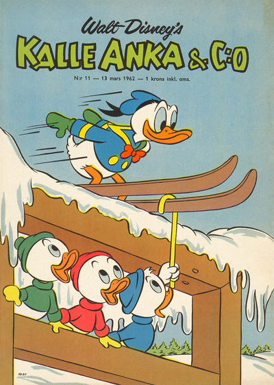 Cover for Kalle Anka & C:o (Hemmets Journal, 1957 series) #11/1962