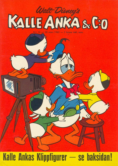 Cover for Kalle Anka & C:o (Hemmets Journal, 1957 series) #12/1962