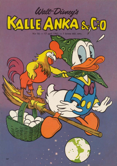 Cover for Kalle Anka & C:o (Hemmets Journal, 1957 series) #16/1962