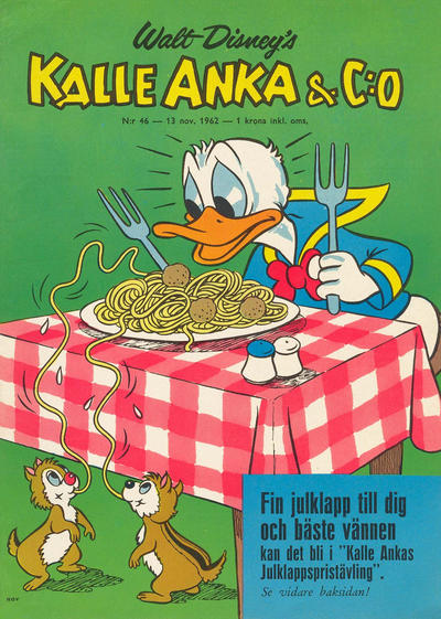 Cover for Kalle Anka & C:o (Hemmets Journal, 1957 series) #46/1962