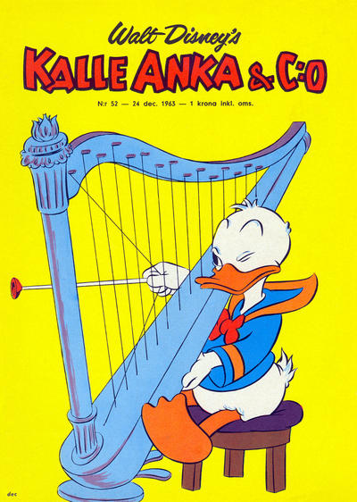 Cover for Kalle Anka & C:o (Hemmets Journal, 1957 series) #52/1963