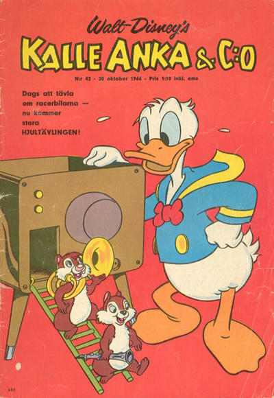 Cover for Kalle Anka & C:o (Hemmets Journal, 1957 series) #42/1966