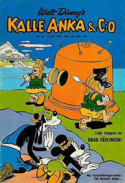 Cover for Kalle Anka & C:o (Hemmets Journal, 1957 series) #23/1968