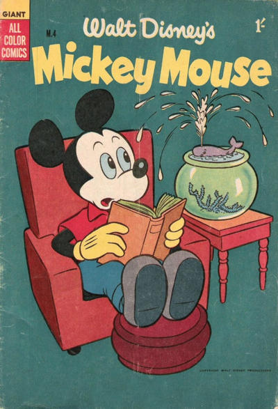 Cover for Walt Disney's Mickey Mouse (W. G. Publications; Wogan Publications, 1956 series) #4