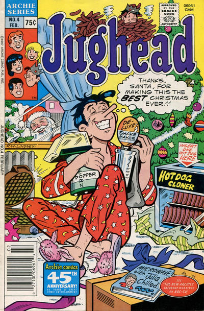 Cover for Jughead (Archie, 1987 series) #4 [Newsstand]