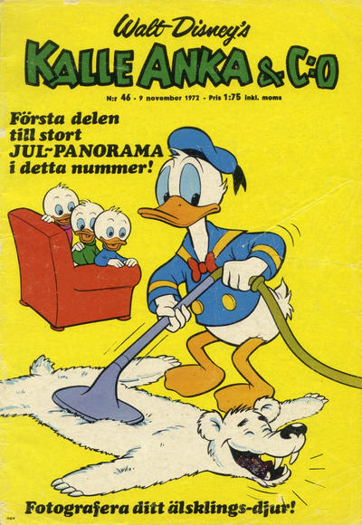 Cover for Kalle Anka & C:o (Hemmets Journal, 1957 series) #46/1972