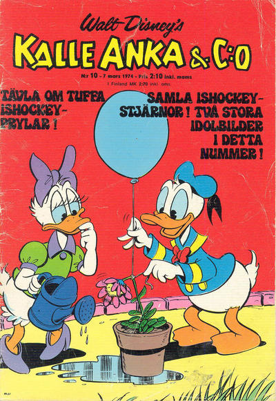 Cover for Kalle Anka & C:o (Hemmets Journal, 1957 series) #10/1974