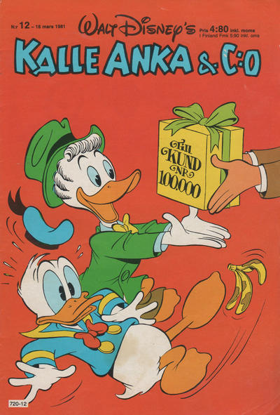 Cover for Kalle Anka & C:o (Hemmets Journal, 1957 series) #12/1981