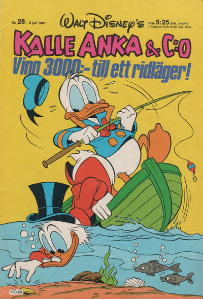 Cover for Kalle Anka & C:o (Hemmets Journal, 1957 series) #28/1981