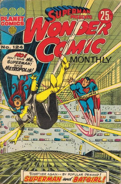 Cover for Superman Presents Wonder Comic Monthly (K. G. Murray, 1965 ? series) #124