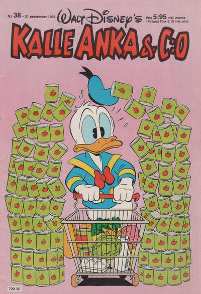 Cover for Kalle Anka & C:o (Hemmets Journal, 1957 series) #38/1983