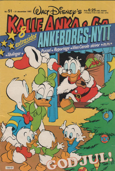 Cover for Kalle Anka & C:o (Hemmets Journal, 1957 series) #51/1983