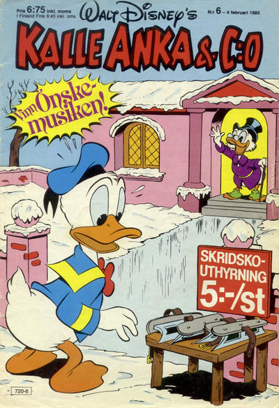 Cover for Kalle Anka & C:o (Hemmets Journal, 1957 series) #6/1985