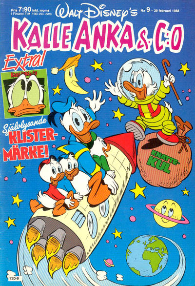 Cover for Kalle Anka & C:o (Hemmets Journal, 1957 series) #9/1988
