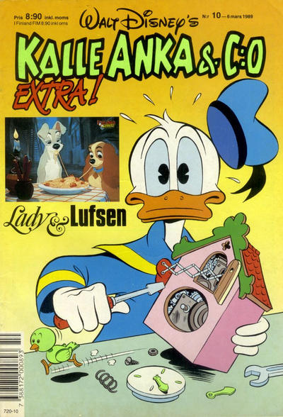 Cover for Kalle Anka & C:o (Hemmets Journal, 1957 series) #10/1989