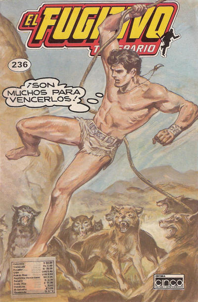 Cover for El Fugitivo Temerario (Editora Cinco, 1983 ? series) #236